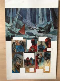 Chabert, Alexis - Planche originale couleur - Rogon le Leu T3 - Le Chien rouge - (1998) | Catawiki