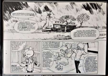 Spirou et Fantasio T50 - Demi planche orginale (p.1A) Aux sources du Z - (2008) | Catawiki