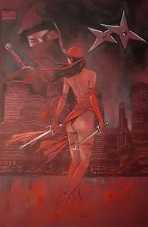 Elektra - illustrazione di Luca Raimondo - First edition