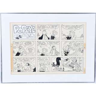 Popeye Sunday Comic Strip, Bud Sagendorf, 1987 | misc / divers