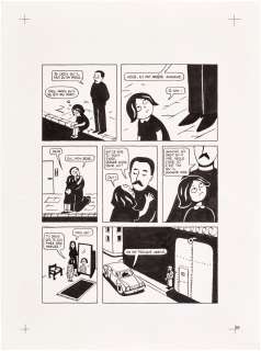 Marjane Satrapi | Persepolis (Original Book Art, page 66) | Sotheby’s
