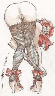 Sergio Bleda - Original drawing in colour - Cou-cou! - Signed | Catawiki