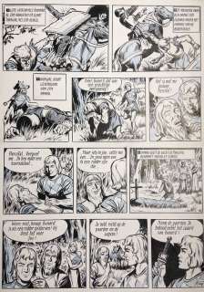 De Rode Ridder 43 - Originele pagina (p.19) - Parcival - Original Art - (1969) | Catawiki