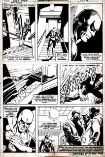 Dick Giordano, Larry Hama - marvel premiere #17 p 11 (iron fist in every panel, 3rd appearance! ) 1974
