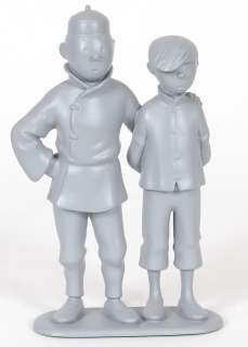 Hergé | REGOUTÂ : Tintin et Tchang posent pour la photo, L… | Banque Dessinée