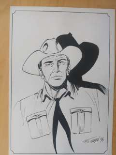 Tex - Francesco Gamba - disegno originale - Loose page | Catawiki