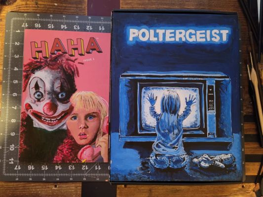 Rockyofleon | Original Art HORROR boxes | Raremarq (Buy It Now)