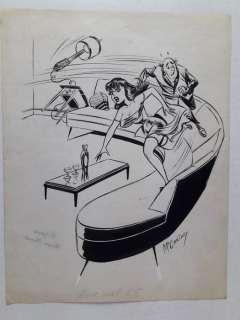 Mc Cartney (Bill Ward) - Illustr. Origin. "Gara di Inseguimento da Camera!" - Firmata - Loose page - First edition | Catawiki