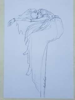 Bonin, Cyril - Dessin original - Projet de couverture - Quand souffle le vent - (2008)