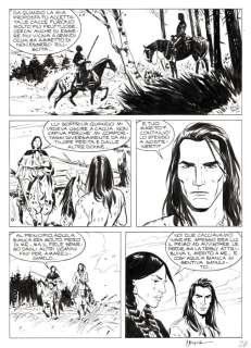 Magico Vento n. 92 - Tavola Originale "la carica dei bisonti" - Loose page - (2005) | Catawiki