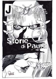 Davide Toffolo - Storie di Paura bozzetto di copertina