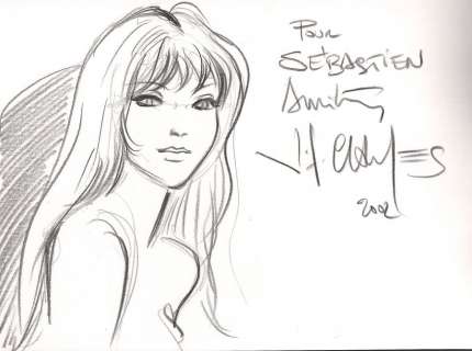 Charles | Carnet de croquis Espace BD n°/225, signé et agr… | Banque Dessinée