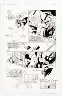 Phil Jimenez and John Stokes The Invisibles #3 Story Page 22 Original Art (DC/Vertigo, 1997). A risque page of Lord - | Heritage