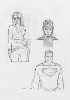 Phil Noto | Noto Sketch Page From Wizard Magazine | Comic Art Source