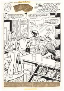 Dan Decarlo And Rudy Lapick | That Wilkin Boy #18 Complete 12-Page Story "The Ghost Hunters" Original Art (Archie, 1972). (Total: 12 Original Art) | Heritage