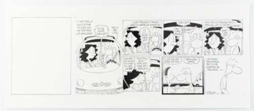 Rick Kirkman And Jerry Scott | Baby Blues Sunday Comic Strip Original Art dated 4-15-07 (King Features Syndicate, 2007). | Heritage