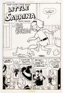 Dexter Taylor Little Archie #68 Complete 8-Page Story "Music Maker" Original Art (Archie, 1971). (Total: 8 Original Art) | Heritage