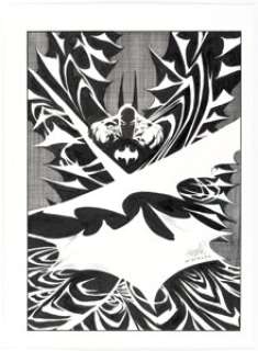 Kelley Jones and Kevin Nowlan - Batman Illustration Original Art (2024). | Heritage