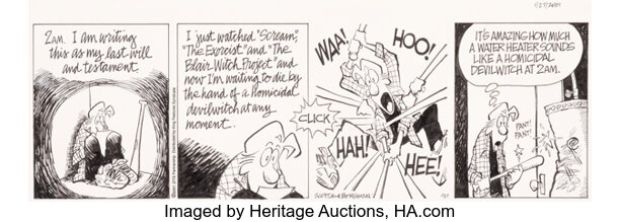 Jerry Scott and Jim Borgman Zits Daily Comic Strip Original Art dated 1-27-01 (King Features Syndicate, 2001). | Heritage