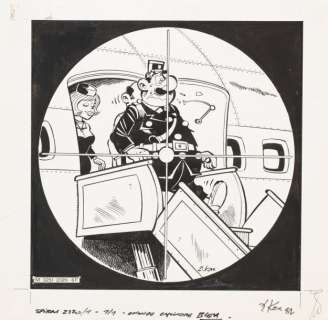 Kox Daniel | Agent 212 Couverture de Spirou 2320 Encre de chine... | Vermot et Associés