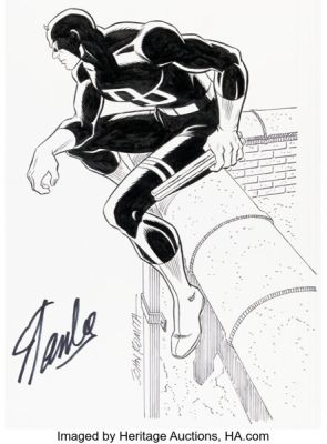 John Romita Sr. Daredevil #500 Pin-Up Illustration Original Art (Marvel, 2009). | Heritage