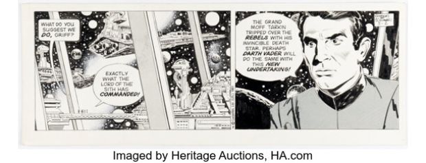 Al Williamson Star Wars Daily Comic Strip Original Art dated 5-2-81 (Los Angeles Times Syndicate, 1981). | Heritage