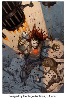 E.M. Gist Bloodshot Unleashed #3 Variant Cover Original Art (Valiant Entertainment, 2022). | Heritage