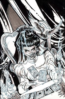 Sisterhood Issue 1 Original Cover Art - Leila Leiz | Comix Art Studio