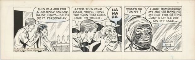Sam Leff Davy Jones Original Ink Daily Newspaper Comic Strip Art Signed 1966 225 | eBay US (Buy It Now)