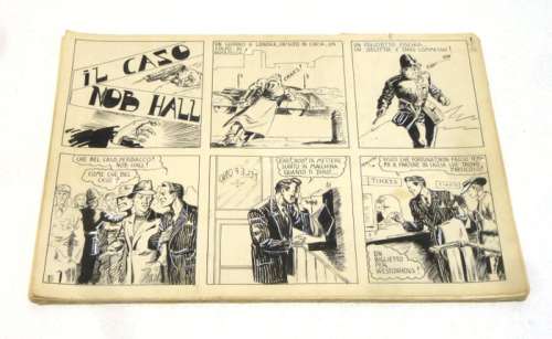 Boy Scout (rivista) - 36x tavole originali "Il caso Nob Hall" - Loose page | Catawiki