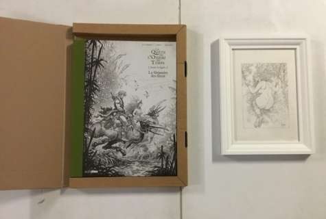 La quête de l’oiseau du temps - Avant la quête T2 - Le grimoire des dieux - TT + dessin original - Hardcover - First edition - (2009/2017) | Catawiki