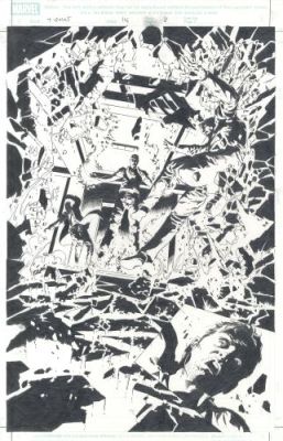 Mike Deodato | Thunderbolts, issue 116, page 8 | Galerie 9ème Art
