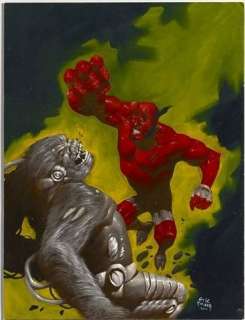 Hellboy - Original illustration - (2000) | Catawiki