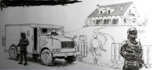 Emmanuel Reuzé | « Faut pas prendre les cons pour des gens » – Baguette De Pain – Illustration Originale | Zic et Bul