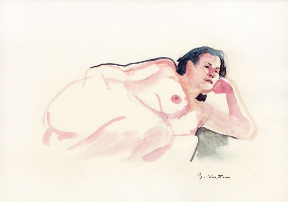 Bastien Vivès | Nude n.8 | Tavole Originali