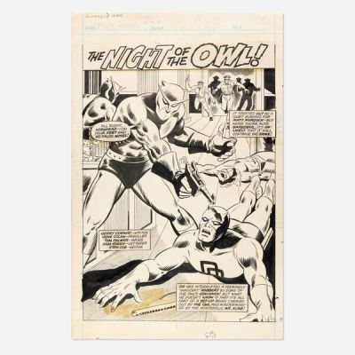Howard Bender And Mike Esposito | Mighty World of Marvel #243 Story Page #1 Original Art (Marvel Comics, 1977) | Landry Pop Auctions