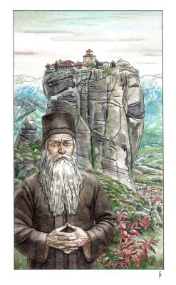 Federico Penco | Il Monte Athos | Tavole Originali