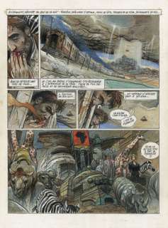 *Enki Bilal Né En 1951 La Trilogie Nikopol - Tome 3 Froid Équateur Encre de Chine, Gouache Et Crayon Pour La Planche 21 de... | La Trilogie Nikopol - tome 3 | Artcurial