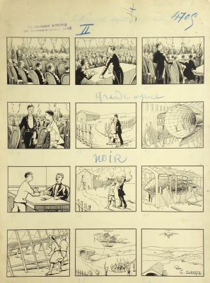 G. Zilberty |  » L’Enlèvement Mystérieux  » – Planches Originales – Page 2 | Zic et Bul