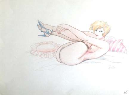 Leone Frollo - Illustrazione originale - Loose page | Catawiki