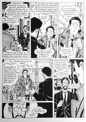 François Ravard | » Nestor Burma dans l’île » – Planche originale- Page n° 13 – François Ravard | Zic et Bul
