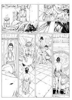 Trif - planche originale "Le feu de Thesee - La prostitution de Sylla" - Loose page | Catawiki