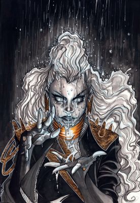 Storm Original Art - Leila Leiz X-Men | Comix Art Studio