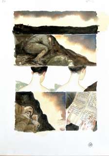 GIPI - Original page cm. 25,5x35,5. Signed. Mint. Code 425.