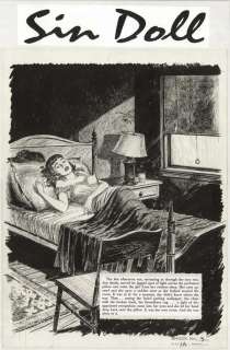 210: Kamen 20p Shock Illustrated #3 original comic art | Russ Cochran