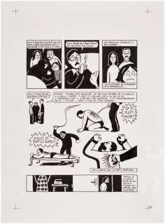 Marjane Satrapi | Persepolis (Original Book Art, page 49) | Sotheby’s