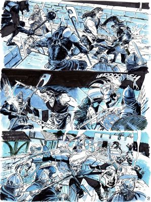 Bruno Brindisi | Dampyr n.209 L’Indagatore dell’incubo p.8 | Tavole Originali