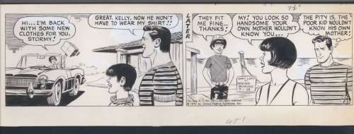 Wayne Boring | Wayne Boring - Davy Jones Strip Art 7-13-1970 Issue Davy Jones Page 7-13-70 | Koch Comic Art