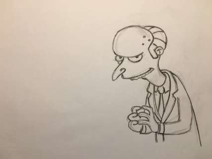THE SIMPSONS - MR.BURNS - Unique copy | Catawiki