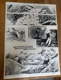 Servais - Planche originale (p.76) Tendre Violette T7 - Les enfants de la citadelle (Seconde partie) - (2006) | Catawiki